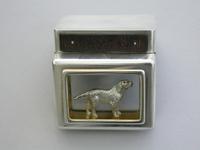 Early 20th Century Parcel Gilt Silver Table Vesta Case with Internal Cast Silver Spaniel by Goldsmiths & Silversmiths, London, 1912 (14 of 20) Early 20th Century Parcel Gilt Silver Table Vesta Case with Internal Cast Silver Spaniel by Goldsmiths & Silversmiths, London, 1912 (14 of 20)