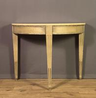 Pair of Swedish Gustavian Style Painted Marble Top Console Tables (3 of 12) Pair of Swedish Gustavian Style Painted Marble Top Console Tables (3 of 12)