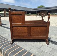 Oak Baby Rocking Cradle