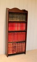Slim Oak Open Bookcase (6 of 8) Slim Oak Open Bookcase (6 of 8)
