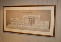 Architectural Library Print Framed (2 of 5) Architectural Library Print Framed (2 of 5)