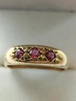 Vintage 9ct Ruby Gypsy Ring (7 of 10) Vintage 9ct Ruby Gypsy Ring (7 of 10)