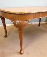 Burr Walnut Queen Anne Style Extending Dining Table c.1930 (8 of 13) Burr Walnut Queen Anne Style Extending Dining Table c.1930 (8 of 13)