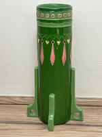 Original Art Nouveau Eichwald Pottery Green Glazed Rocket Flower Vase (2 of 23) Original Art Nouveau Eichwald Pottery Green Glazed Rocket Flower Vase (2 of 23)