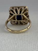 18ct Platinum Art Deco Diamond & Sapphire Ring 1.24ct (4 of 7) 18ct Platinum Art Deco Diamond & Sapphire Ring 1.24ct (4 of 7)