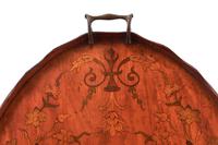 Sheraton Revival Oval Satinwood Inlaid Serving Tray c.1880 (5 of 6) Sheraton Revival Oval Satinwood Inlaid Serving Tray c.1880 (5 of 6)