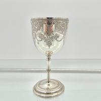 Antique Victorian Sterling Silver Wine Goblet London 1863 Henry Holland (2 of 8) Antique Victorian Sterling Silver Wine Goblet London 1863 Henry Holland (2 of 8)
