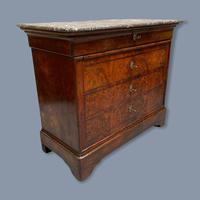 French Marble Top Commode with Writing Surface (5 of 9) French Marble Top Commode with Writing Surface (5 of 9)