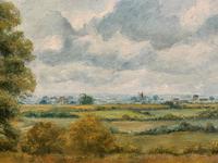 Original 20th Century Vintage English Farmland Country Landscape Oil on Canvas Painting (5 of 14) Original 20th Century Vintage English Farmland Country Landscape Oil on Canvas Painting (5 of 14)