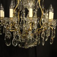 French Gilded Bronze & Crystal 11 Light Birdcage Chandelier (2 of 10) French Gilded Bronze & Crystal 11 Light Birdcage Chandelier (2 of 10)