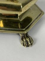 Brass Table Lamp with Claw Feet; Rewired & PAT Tested c.1900 (4 of 7) Brass Table Lamp with Claw Feet; Rewired & PAT Tested c.1900 (4 of 7)