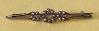 Edwardian 15ct Gold & Seed Pearl Bar Brooch (6 of 7) Edwardian 15ct Gold & Seed Pearl Bar Brooch (6 of 7)