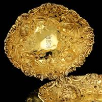Majestic Antique Solid Silver Gilt Large Dishes / Bowls - Set of 3 - John Aldwinckle & Thomas Slater 1892 (6 of 18) Majestic Antique Solid Silver Gilt Large Dishes / Bowls - Set of 3 - John Aldwinckle & Thomas Slater 1892 (6 of 18)