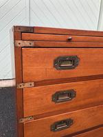 Brass Bound Mahogany Military Campaign Chest (5 of 8) Brass Bound Mahogany Military Campaign Chest (5 of 8)