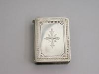 Victorian Novelty Silver Book Form Vesta Case, By George Unite, Birmingham, 1888 (11 of 11) Victorian Novelty Silver Book Form Vesta Case, By George Unite, Birmingham, 1888 (11 of 11)