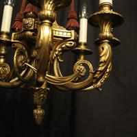 French 19th Century Gilded Bronze 8 Light Antique Chandelier (8 of 10) French 19th Century Gilded Bronze 8 Light Antique Chandelier (8 of 10)