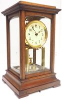 Rare Gustav Becker 400-day Torsion Clock German Mantel Clock Mahogany & Bevelled Glass Case (2 of 13) Rare Gustav Becker 400-day Torsion Clock German Mantel Clock Mahogany & Bevelled Glass Case (2 of 13)