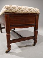 Smart Edwardian Period Mahogany Framed Duet Stool (3 of 4) Smart Edwardian Period Mahogany Framed Duet Stool (3 of 4)