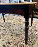 Antique Victorian Pine Farmhouse Table with Drawer (13 of 16) Antique Victorian Pine Farmhouse Table with Drawer (13 of 16)
