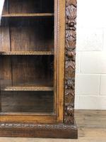 Victorian Glazed Oak Cabinet with Carved Detail (7 of 10) Victorian Glazed Oak Cabinet with Carved Detail (7 of 10)