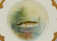 Royal Worcester Hand Painted Cabinet Plate with A Pike by George B Johnson Dated 1921 (11 of 14) Royal Worcester Hand Painted Cabinet Plate with A Pike by George B Johnson Dated 1921 (11 of 14)