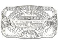 8.13ct Diamond & Platinum Brooch - Art Deco c.1935 (6 of 9) 8.13ct Diamond & Platinum Brooch - Art Deco c.1935 (6 of 9)