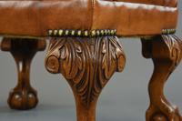 Fine Large Antique Deep Buttoned Leather Wing Chair (14 of 15) Fine Large Antique Deep Buttoned Leather Wing Chair (14 of 15)