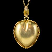 Antique Victorian Natural Pearl Heart Pendant Necklace 18ct Gold Circa 1880 (6 of 7) Antique Victorian Natural Pearl Heart Pendant Necklace 18ct Gold Circa 1880 (6 of 7)