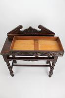 Antique Victorian Gothic Revival Oak Hall Table (5 of 13) Antique Victorian Gothic Revival Oak Hall Table (5 of 13)