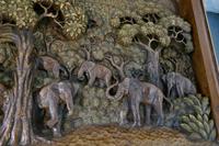 Indian Teak Coffee Table & Side Table Set Carved with Elephants (11 of 11) Indian Teak Coffee Table & Side Table Set Carved with Elephants (11 of 11)