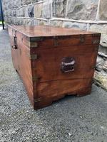 Antique Anglo Indian Brass Bound Trunk (4 of 11) Antique Anglo Indian Brass Bound Trunk (4 of 11)