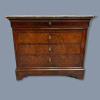French Marble Top Commode with Writing Surface (4 of 9) French Marble Top Commode with Writing Surface (4 of 9)