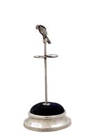 Antique Edwardian Sterling Silver 'Parrot' Hat Pin Cushion / Stand 1907 (8 of 8) Antique Edwardian Sterling Silver 'Parrot' Hat Pin Cushion / Stand 1907 (8 of 8)