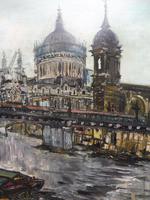 Large Oil on Board The Thames Listed Artist Sheila Appleton (5 of 12) Large Oil on Board The Thames Listed Artist Sheila Appleton (5 of 12)