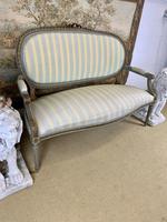 French Gilt Painted Two Seater Settee (7 of 8) French Gilt Painted Two Seater Settee (7 of 8)