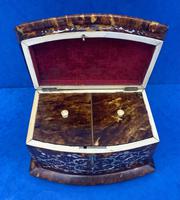 Victorian Tortoiseshell Tea Caddy with Mother of Pearl Inlay (19 of 20) Victorian Tortoiseshell Tea Caddy with Mother of Pearl Inlay (19 of 20)