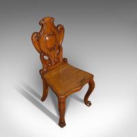 Pair of Antique Shield Back Chairs, Scottish, Oak, Hall Seat, Victorian c.1880 (5 of 12) Pair of Antique Shield Back Chairs, Scottish, Oak, Hall Seat, Victorian c.1880 (5 of 12)