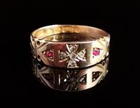 Victorian Ruby and Diamond Ring, Maltese Cross, 15ct Yellow Gold (10 of 12) Victorian Ruby and Diamond Ring, Maltese Cross, 15ct Yellow Gold (10 of 12)