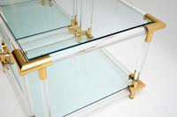 1970’s Pair of Vintage Acrylic & Glass Side Tables (11 of 11) 1970’s Pair of Vintage Acrylic & Glass Side Tables (11 of 11)