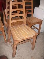 Set of 4 Country Style Ladder Back Chairs (2 of 2) Set of 4 Country Style Ladder Back Chairs (2 of 2)