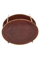 Edwardian Brass & Mahogany Oval 2 Tier Etagere Acorn Finial (5 of 7) Edwardian Brass & Mahogany Oval 2 Tier Etagere Acorn Finial (5 of 7)