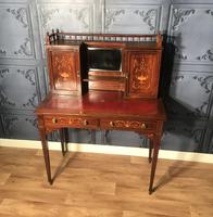 Edwardian Inlaid Rosewood Desk (12 of 23) Edwardian Inlaid Rosewood Desk (12 of 23)