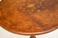 Antique Victorian Inlaid Walnut Occasional Table (9 of 9) Antique Victorian Inlaid Walnut Occasional Table (9 of 9)