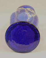 Antique Bristol Blue Glass Decorated Vase (4 of 7) Antique Bristol Blue Glass Decorated Vase (4 of 7)