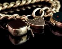 Antique 9ct Gold Curb Bracelet, Spinning Fobs (3 of 15) Antique 9ct Gold Curb Bracelet, Spinning Fobs (3 of 15)