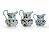 Set of Three Graduated Victorian Urban Wear Jugs (4 of 4) Set of Three Graduated Victorian Urban Wear Jugs (4 of 4)