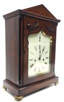 Unusual & Rare Mahogany Bracket Clock Taj Mahal Bezel & Dial Mantel Clock (8 of 10) Unusual & Rare Mahogany Bracket Clock Taj Mahal Bezel & Dial Mantel Clock (8 of 10)