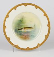 Royal Worcester Hand Painted Cabinet Plate with A Pike by George B Johnson Dated 1921 (8 of 14) Royal Worcester Hand Painted Cabinet Plate with A Pike by George B Johnson Dated 1921 (8 of 14)