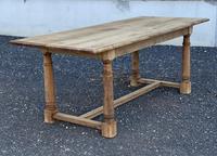 Rustic Bleached Oak Farmhouse Dining Table (14 of 25) Rustic Bleached Oak Farmhouse Dining Table (14 of 25)