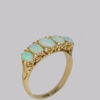Antique 18ct Gold Opal & Diamond Ring Five Stone Ornate Ring Hallmarked Birmingham 1922 (7 of 9) Antique 18ct Gold Opal & Diamond Ring Five Stone Ornate Ring Hallmarked Birmingham 1922 (7 of 9)
